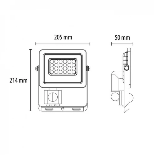 LED reflektor sa PIR senzorom 50W - Led reflektori LED reflektor sa PIR senzorom 50W - Led reflektori