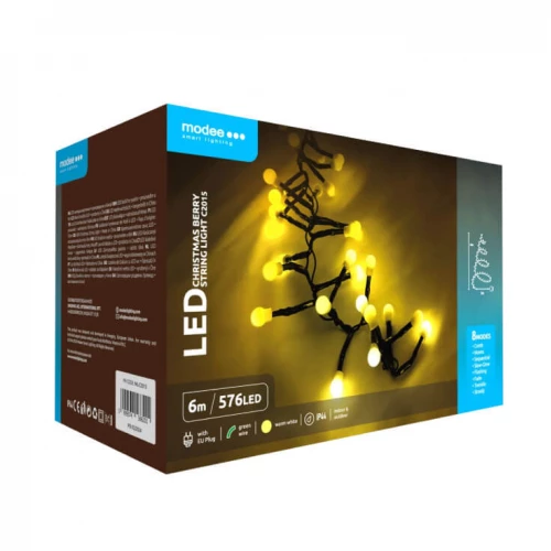 Lampice za jelku sa 576 toplo belih LED dioda - Dekorativna rasveta Lampice za jelku sa 576 toplo belih LED dioda - Dekorativna rasveta