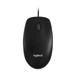 Logitech Žični Optički Miš 1000 DPI, 3 Tastera, USB, Ambidekstrnski, Crni