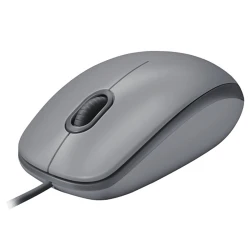 Logitech Žični Optički Miš 1000 DPI, USB, Ambidekstrnski, Sivi, 85 g