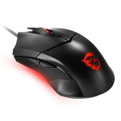 MSI Gaming Žični Miš 3200 DPI, PixArt PAW 3519, 6 Tastera, Crveno RGB, 92 g