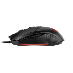 MSI Gaming Žični Miš 3200 DPI, PixArt PAW 3519, 6 Tastera, Crveno RGB, 92 g