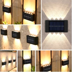 Nazidna dvostruka solarna lampa - 2 kom.