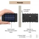 Nazidna dvostruka solarna lampa - 2 kom. - Led spoljna rasveta