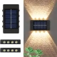 Nazidna dvostruka solarna lampa - 2 kom. - Led spoljna rasveta