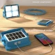 Prenosni punjivi LED reflektor 50W sa solarom - Led reflektori Prenosni punjivi LED reflektor 50W sa solarom - Led reflektori