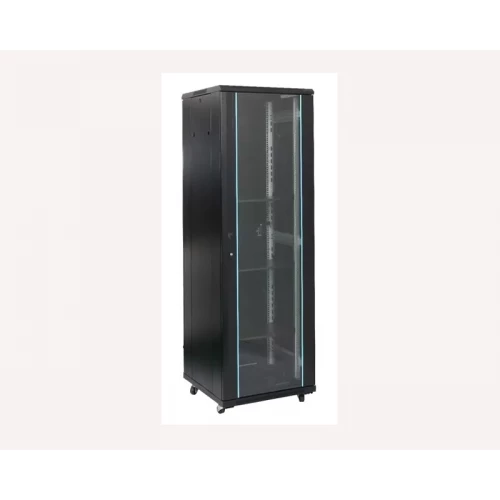 Rack orman samostojeći, 27U, 600x600, staklena vrata - Rek ormani Rack orman samostojeći, 27U, 600x600, staklena vrata - Rek ormani