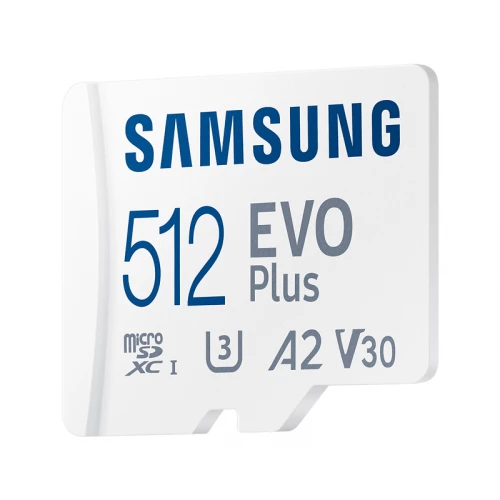 SAMSUNG Memorijska kartica EVO PLUS MicroSD 512GB - Hard disk za video nadzor SAMSUNG Memorijska kartica EVO PLUS MicroSD 512GB - Hard disk za video nadzor