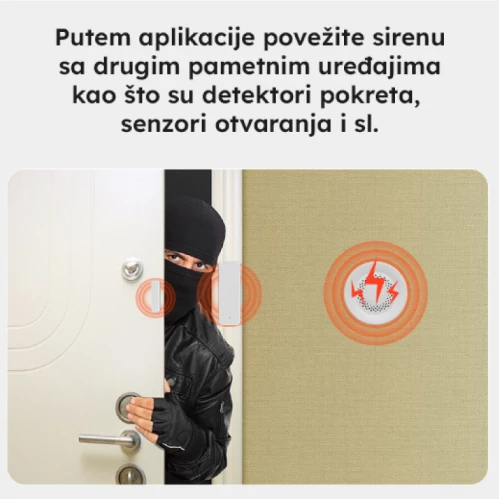 Smart alarmna sirena Wi-Fi - Smart Home (pametni WiFi uređaji) Smart alarmna sirena Wi-Fi - Smart Home (pametni WiFi uređaji)