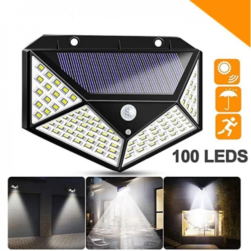 Solarna LED lampa sa PIR senzorom zidna - Led spoljna rasveta