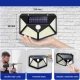 Solarna LED lampa sa PIR senzorom zidna - Led spoljna rasveta