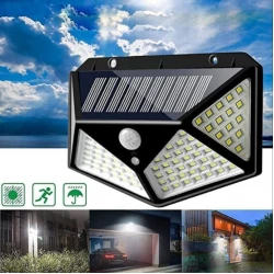 Solarna LED lampa sa PIR senzorom zidna