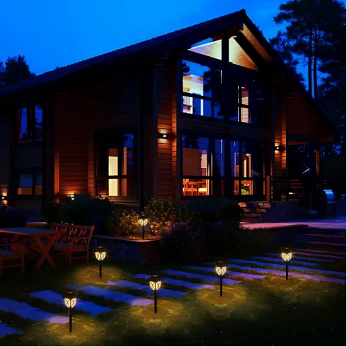 Solarna baštenska lampa - 6 kom. - Led spoljna rasveta Solarna baštenska lampa - 6 kom. - Led spoljna rasveta