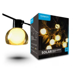 Solarni LED niz 4.4 m, 8 lampiona