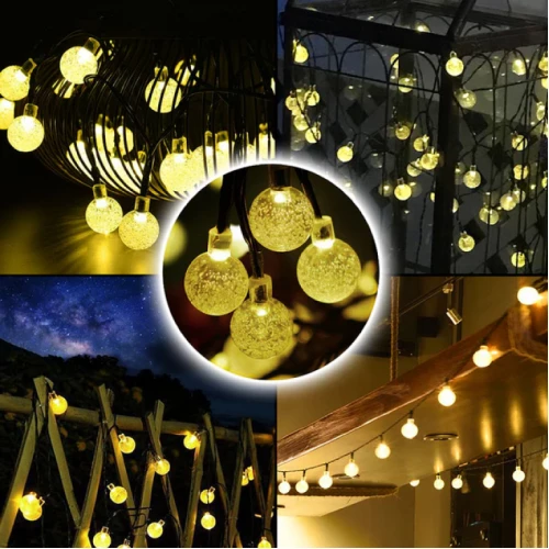 Solarni LED niz 4.5 m, 30 lampica - Dekorativna rasveta Solarni LED niz 4.5 m, 30 lampica - Dekorativna rasveta