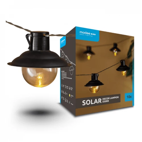 Solarni LED niz 4.7 m, 10 lampiona - Dekorativna rasveta Solarni LED niz 4.7 m, 10 lampiona - Dekorativna rasveta