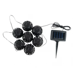 Solarni LED niz 4.8 m, 7 lampiona