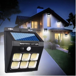 Solarni LED reflektor lampa sa PIR senzorom zidni