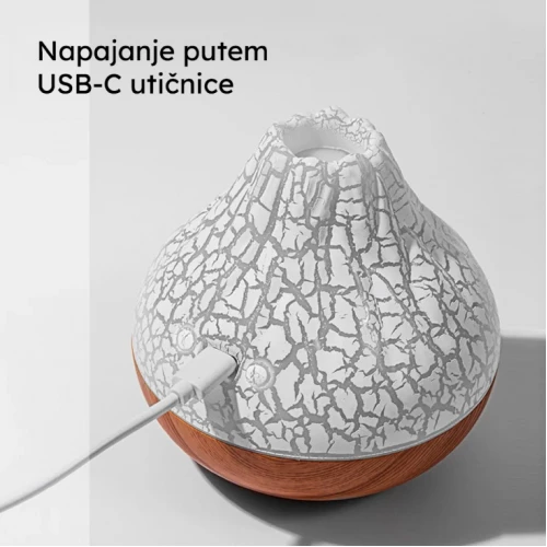 Stona ultrazvučna aroma lampa sa svetlom - Dekorativna rasveta Stona ultrazvučna aroma lampa sa svetlom - Dekorativna rasveta