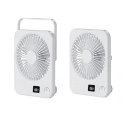 Stoni USB mini ventilator sa displejem beli