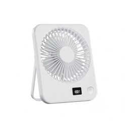 Stoni USB mini ventilator sa displejem beli
