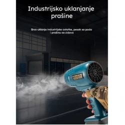 Turbo aku fen za sušenje i čišćenje