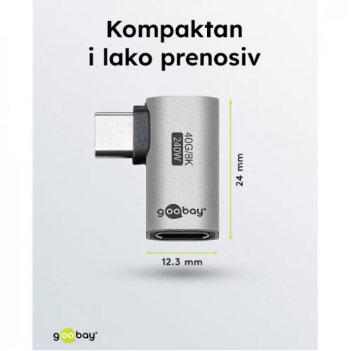 USB-C adapter ugaoni - Instalaciona oprema USB-C adapter ugaoni - Instalaciona oprema