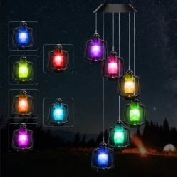 Viseća solarna LED lampa mini fenjeri