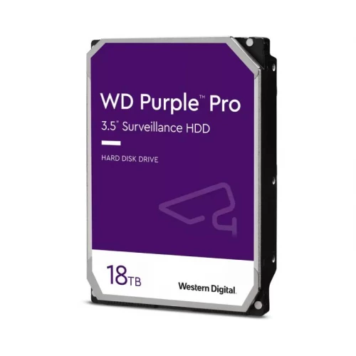 WD 18TB 3.5 inča WD181PURP Purple Pro hard disk - Hard disk za video nadzor