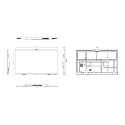 Hisense 86 inča interaktivni panel 4K, 55 tačaka dodira (DSS00291)