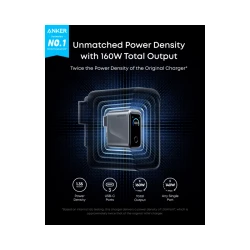 Anker 160W GaN punjač sa 3 USB-C porta (MOB03341)