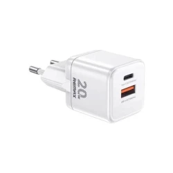Remax 20W punjač USB-C i USB-A beli (OST08290)