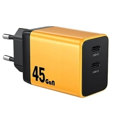 Wekome 45W GaN punjač sa 2 USB-C porta (GPS01089)