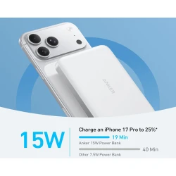 Anker MagSafe bežična baterija 10000mAh bela (MOB03412)