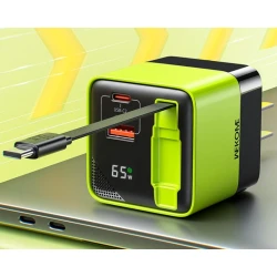 Wekome 65W punjač sa kablom i 3 izlaza (GPS01092)