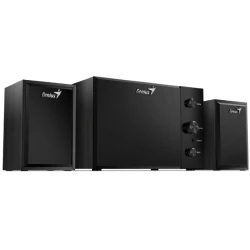 Genius zvučnici za računar 2.1 drveni subwoofer 8W crni