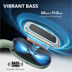 Anker Soundcore AeroFit 2 open ear bežične slušalice, plave