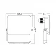 BRAYTRON CCT LED reflektor 100W - Led reflektori