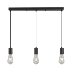 BRAYTRON Crna Visilica 3xE27 BV04-00062 | Lustacija