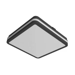 Crna LED plafonjera 24W | NORA24W/C | CCT boja