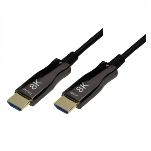 HDMI V2.1 aktivni optički kabel pozlaćen 30m - HDMI kablovi HDMI V2.1 aktivni optički kabel pozlaćen 30m - HDMI kablovi