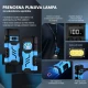 Kompaktna LED Lampa P50 plus COB, 5000 lm, Više Režima sa Crvenim Svetlom, Magnet, USB-C - Led lampe na baterije