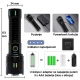 LED Baterijska Lampa Domet 1000 m, TG LED, 9800 mAh, Šiljak za Razbijanje Stakla - Led lampe na baterije