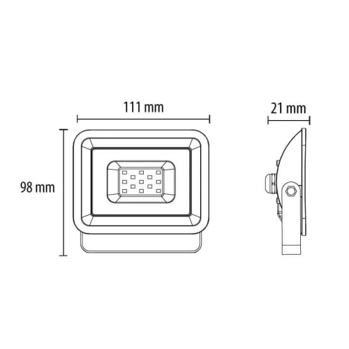LED Reflektor 10W LRF024EW-10W/WH – Štedi 80% struje - Reflektor bez senzora