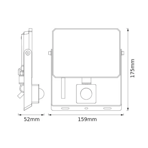 LED Reflektor 30W PIR Senzor 6500K | OSRAM 4099854489723E - Reflektor sa senzorom