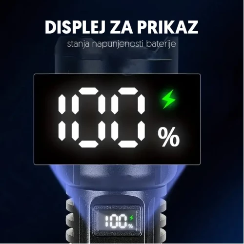 LED Ručna lampa sa WHITE LASER LED tehnologijom - Led lampe na baterije