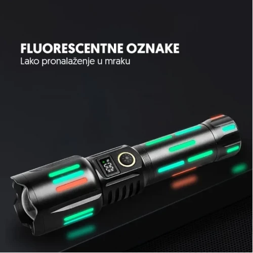 LED Ručna lampa sa WHITE LASER LED tehnologijom - Led lampe na baterije