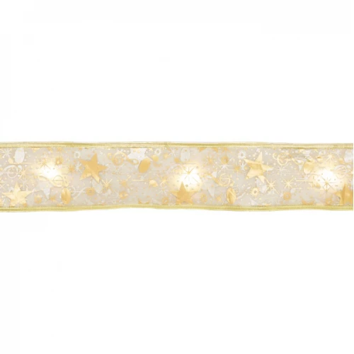 LED svetleći niz zlatna traka sa 100 LED dioda - Dekorativna rasveta