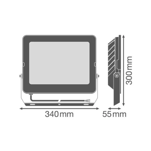 LEDVANCE LED Reflektor 180W 4058075575189E | Hladno Bela - Reflektor bez senzora