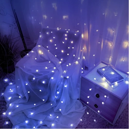 Lampice za jelku sa 100 hladno belih LED dioda 10m - Dekorativna rasveta